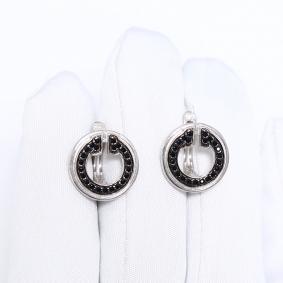 Серебряные серьги SOKOLOV 94027252 с фианитом 94027252 фото