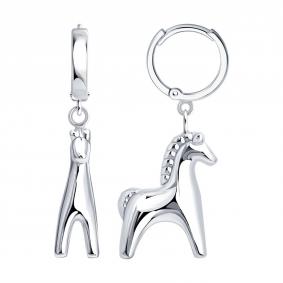 Серебряные серьги SOKOLOV 94027386 94027386 фото