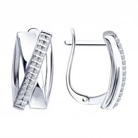 Серебряные серьги SOKOLOV 94027515 94027515 фото