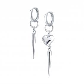 Серебряные серьги-трансформеры SOKOLOV 94027517 94027517 фото