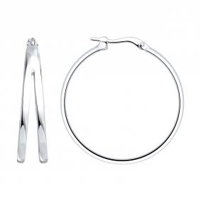 Серебряные серьги SOKOLOV 94027548 94027548 фото