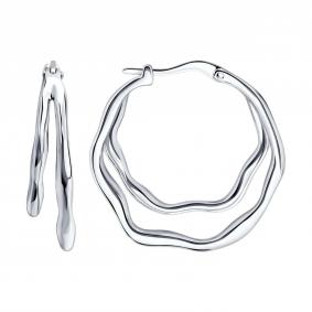 Серебряные серьги SOKOLOV 94027579 94027579 фото