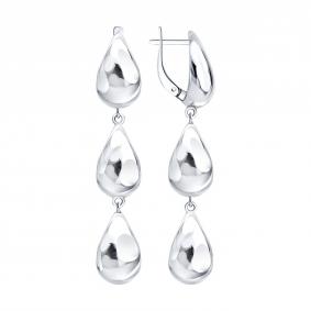 Серебряные серьги SOKOLOV 94027587 94027587 фото