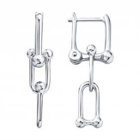 Серебряные серьги SOKOLOV 94027638-91 94027638-91 фото