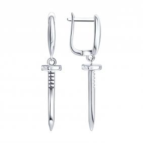 Серебряные серьги SOKOLOV 94027649-91 94027649-91 фото