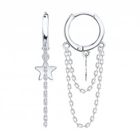 Серебряные серьги SOKOLOV 94027666-91 94027666-91 фото