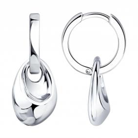 Серебряные серьги-трансформеры SOKOLOV 94027677 94027677 фото