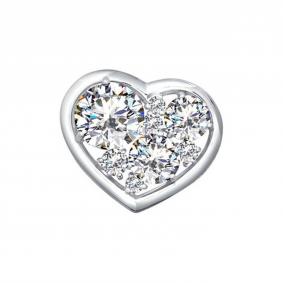 Серебряная подвеска SOKOLOV 94030103 с фианитом 94030103 фото