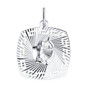 Серебряная подвеска Знак зодиака Стрелец SOKOLOV 94030866 94030866 фото