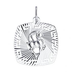 Серебряная подвеска Знак зодиака Козерог SOKOLOV 94030867 94030867 фото