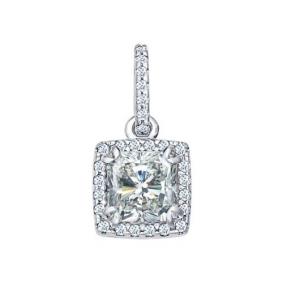 Серебряная подвеска SOKOLOV 94031268 с фианитом 94031268 фото