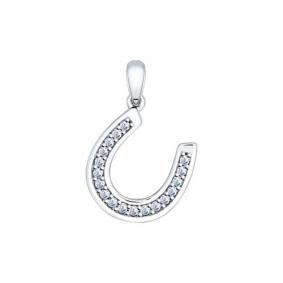 Серебряная подвеска SOKOLOV 94031551 с фианитом 94031551 фото