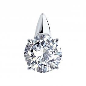 Серебряная подвеска SOKOLOV 94031754-91 с фианитом 94031754-91 фото