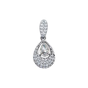 Серебряная подвеска SOKOLOV 94032008 с фианитом 94032008 фото