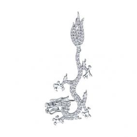 Серебряная подвеска SOKOLOV 94032842 с фианитом 94032842 фото