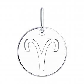 Серебряная подвеска Знак зодиака Овен SOKOLOV 94032848 94032848 фото