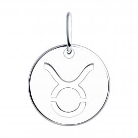 Серебряная подвеска Знак зодиака Телец SOKOLOV 94032849 94032849 фото