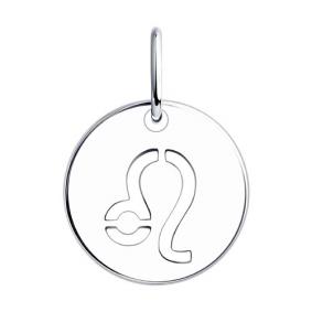 Серебряная подвеска Знак зодиака Лев SOKOLOV 94032852 94032852 фото