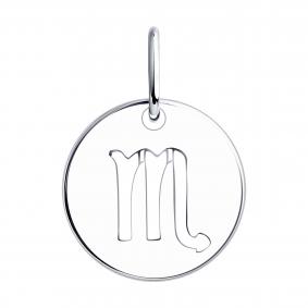 Серебряная подвеска Знак зодиака Скорпион SOKOLOV 94032855 94032855 фото