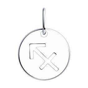 Серебряная подвеска Знак зодиака Стрелец SOKOLOV 94032856 94032856 фото