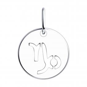 Серебряная подвеска Знак зодиака Козерог SOKOLOV 94032857 94032857 фото