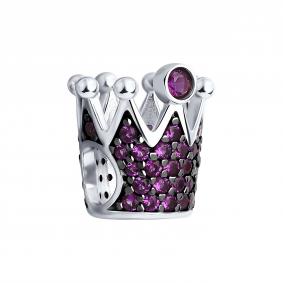 Серебряная подвеска-шарм SOKOLOV с фианитом 94032927 94032927 фото