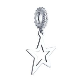 Серебряная подвеска SOKOLOV 94032933 с фианитом 94032933 фото