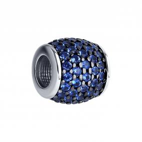 Серебряная подвеска-шарм SOKOLOV с фианитом 94032942 94032942 фото