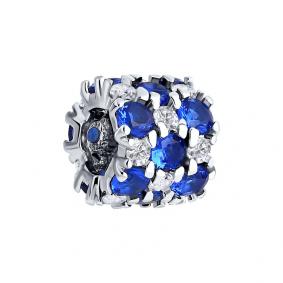 Серебряная подвеска-шарм SOKOLOV с фианитом 94032993 94032993 фото