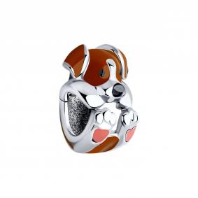 Серебряная подвеска-шарм SOKOLOV с эмалью 94033032 94033032 фото