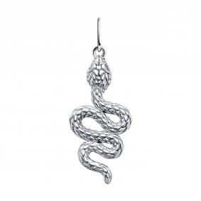 Серебряная подвеска Символ года Змея SOKOLOV 94033046-91 94033046-91 фото