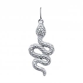 Серебряная подвеска Символ года Змея SOKOLOV 94033046 94033046 фото