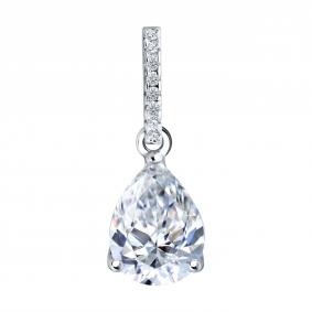 Серебряная подвеска SOKOLOV 94033153-91 с фианитом 94033153-91 фото