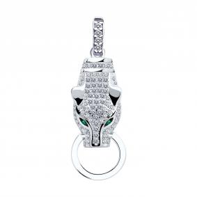 Серебряная подвеска SOKOLOV 94033169-91 с фианитом 94033169-91 фото