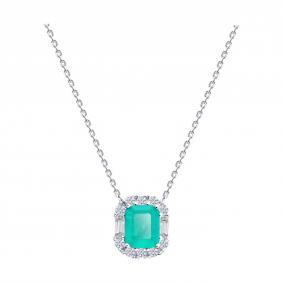 Серебряная подвеска SOKOLOV 94033170-91 с фианитом 94033170-91 фото