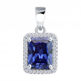 Серебряная подвеска SOKOLOV 94033297-91 с фианитом 94033297-91 фото