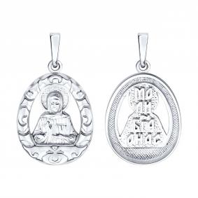 Серебряная подвеска Иконка Святая блаженная Матрона SOKOLOV 94033322 94033322 фото