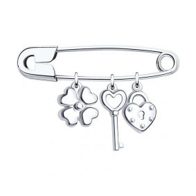 Серебряная булавка SOKOLOV 94040137 94040137 фото