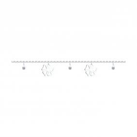 Серебряный браслет на ногу SOKOLOV с фианитом 94050068 94050068 фото