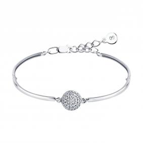 Серебряный браслет SOKOLOV 94050212 с фианитом 94050212 фото