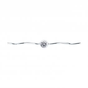 Серебряный браслет SOKOLOV 94050213 с фианитом 94050213 фото