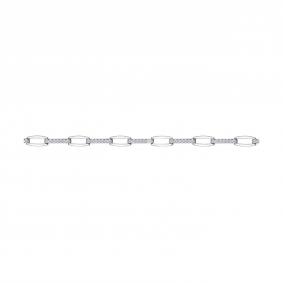 Серебряный браслет SOKOLOV 94050215-91 с фианитом 94050215-91 фото