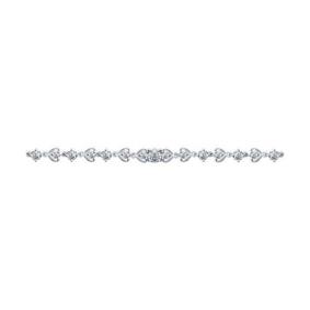 Серебряный браслет SOKOLOV 94050356 с фианитом 94050356 фото