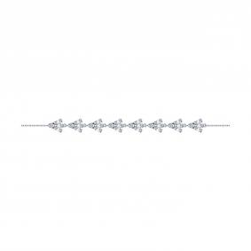 Серебряный браслет SOKOLOV 94050547 с фианитом 94050547 фото