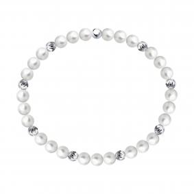 Серебряный браслет SOKOLOV 94050599 с жемчугом Swarovski 94050599 фото