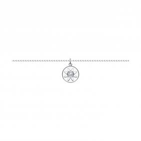 Серебряный браслет SOKOLOV 94050671 с фианитом 94050671 фото