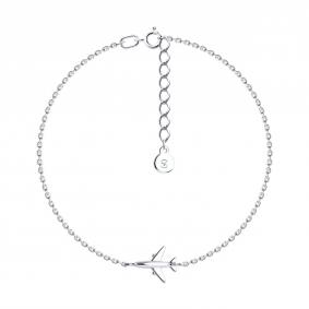 Серебряный браслет Самолёт SOKOLOV 94050714 94050714 фото