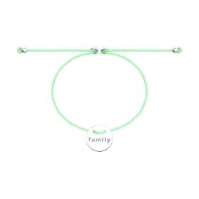 Текстильный шнурок с декоративным элементом из серебра SOKOLOV 94050788 94050788 фото