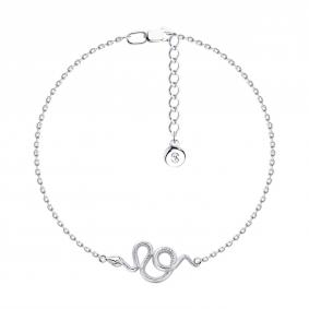 Серебряный браслет Символ года Змея SOKOLOV 94050899 94050899 фото