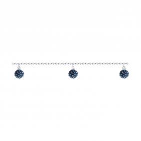 Серебряный браслет SOKOLOV 94050943 с кристаллом Swarovski 94050943 фото